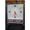 Image 1 : LARGE BUD LIGHT WALL CLOCK