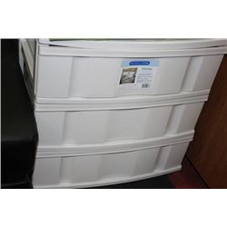 GRACIOUS LIVING 3 DRAWER STORAGE WITH KNITTING