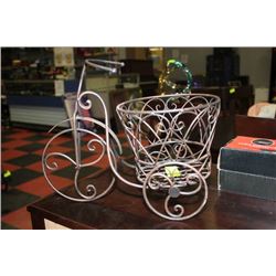 METAL BIKE PLANTER