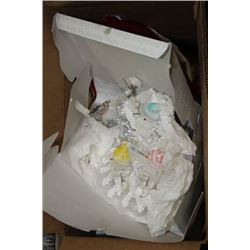 BOX OF CHRISTMAS ORNAMENTS