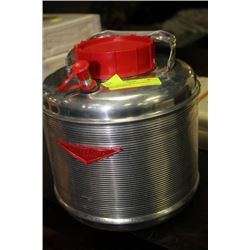 VINTAGE FEATHERLITE METAL WATER COOLER