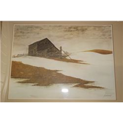 SIGNED RONALD WOODALL PRINT