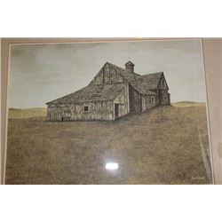 SIGNED RONALD WOODALL PRINT