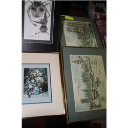 4 ASSORTED PICTURES