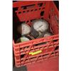 Image 1 : CRATE OF ASSORTED GAUGES