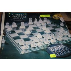 3 IN 1 CHESS/CHECKER & BACKGAMMON SET