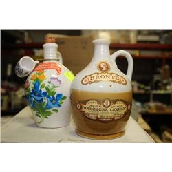 2 VINTAGE LIQOUR BOTTLES
