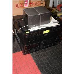 JVC AMP/ CD PLAYER & SPEAKERS
