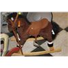 Image 1 : CHILD'S PLUSH ROCKING HORSE