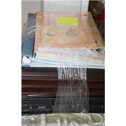 BUNDLE WITH 5 PHOTO ALBUMS AND 3 PICTURE FRAMES