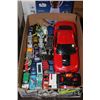 Image 1 : BOX W/ REMOTE CONTROL CAR & OVER 40 DIE CAST CARS