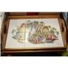 Image 1 : AUSTRALIA "THE BOTTLEBRUSH COLLECTION" TILED TRAY