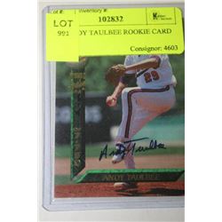1994 ANDY TAULBEE ROOKIE CARD