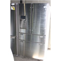 SAMSUNG STAINLESS STEEL 2DOOR AND 2 DRAWER REFRIGERATOR WITH ICE AND WATER DISPENSER