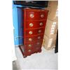 Image 1 : MAHOGANY FINISHED 6 DRAWER LINGERIE CHEST