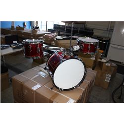 NEW PRODIGY KIDS  DRUM SET - RED