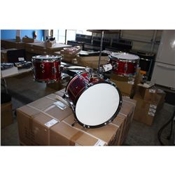 NEW PRODIGY KIDS  DRUM SET - RED