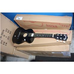 NOVA MODEL 30KBK CHILDS/ BEGINNERS ACOUSTIC 6 STRING GUITAR - BLACK