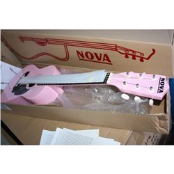 NOVA MODEL 3301PK CHILDS/ BEGINNERS ACOUSTIC 6 STRING GUITAR - PINK