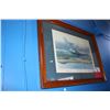 Image 1 : FRAMED ROYAL CANADIAN AIR FORCE SIGNED PRINT WITH CERTIFICATE. 409TH SQUADRON