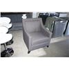 Image 1 : CHARCOAL GREY LIVING ROOM ACCENT CHAIR