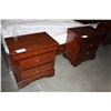 Image 2 : 6PC BEDROOM SUITE; KING SIZE BED, 8 DRAWER DRESSER WITH MIRROR, 6 DRAWER HIGHBOY AND 2 3DRAWER