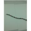 Image 1 : ONE STERLING SILVER RUBY, BLACK SAPPHIRE  AND EMERALD BRACELET WITH CUBIC ZIRCONIA ACCENTS. HAS 220