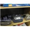 Image 1 : SHELF LOT OF ASSORTED HAND BAGS AND SET OF BED SHEETS