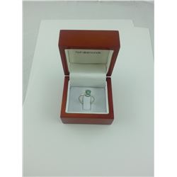 .87CARAT OVAL EMERALD SOLITAIRE RING. VS CLARITY. INCLUDES $750 GEMOLOGIST APPRIASAL