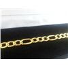 Image 2 : 10K SOLID GOLD ITALIAN MADE FIGARO LINK BRACELET. BRAND NEW IN BOX