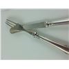 Image 2 : 2 SETS OF 1920S DESSERT KNIFE AND FORK 95.40GR STERLING SILVER