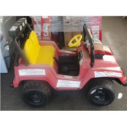 CHILDS ELECTRIC TOY JEEP