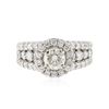 Image 1 : 14KT White Gold 2.62 ctw Diamond Ring