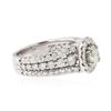 Image 2 : 14KT White Gold 2.62 ctw Diamond Ring