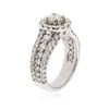 Image 3 : 14KT White Gold 2.62 ctw Diamond Ring
