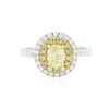 Image 1 : 18KT Two-Tone Gold 1.32 ctw Diamond Engagement Ring