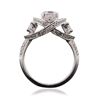 Image 3 : 18KT White Gold 1.64 ctw Diamond Ring