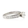 Image 2 : Palladium 1.42 ctw Diamond Ring