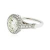 Image 2 : 14KT White Gold 3.07 ctw Diamond Ring