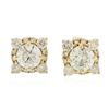 Image 1 : 14KT Yellow Gold 1.62 ctw Diamond Earrings