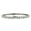 Image 2 : 14KT White Gold 9.31 ctw Diamond Tennis Bracelet