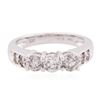 Image 1 : 14KT White Gold 1.00 ctw Diamond Ring