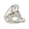 Image 2 : 14KT White Gold 1.00 ctw Diamond Ring