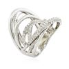 Image 3 : 14KT White Gold 1.00 ctw Diamond Ring