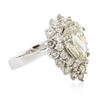 Image 2 : 14KT White Gold 4.69 ctw Diamond Ring