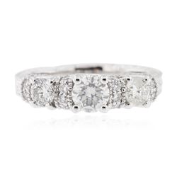 14KT White Gold 1.12 ctw Diamond Ring