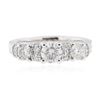 Image 1 : 14KT White Gold 1.12 ctw Diamond Ring