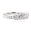 Image 2 : 14KT White Gold 1.12 ctw Diamond Ring