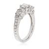 Image 3 : 14KT White Gold 1.12 ctw Diamond Ring