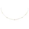 Image 1 : 14KT Yellow Gold 0.99 ctw Diamond Necklace